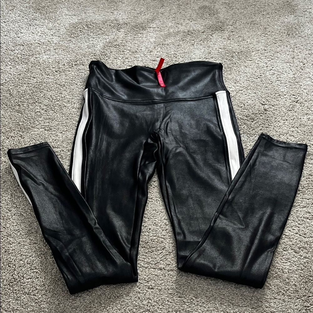 SPANX Black and White Leggings